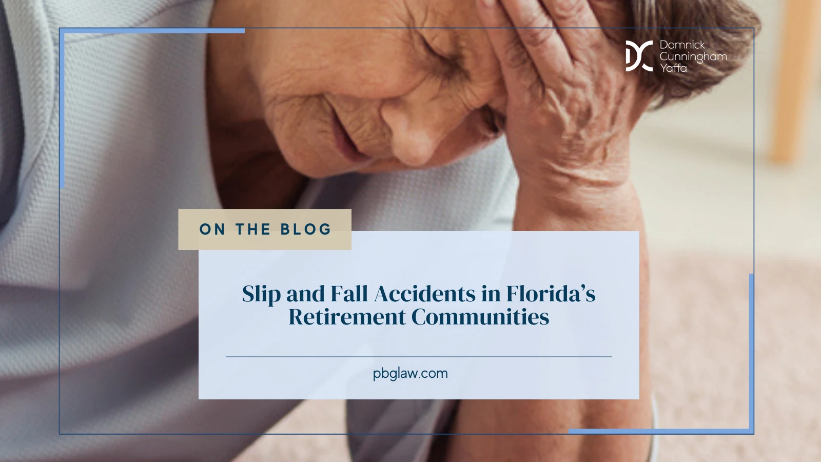 Slip and Fall Accidents in Florida’s Retirement Communities