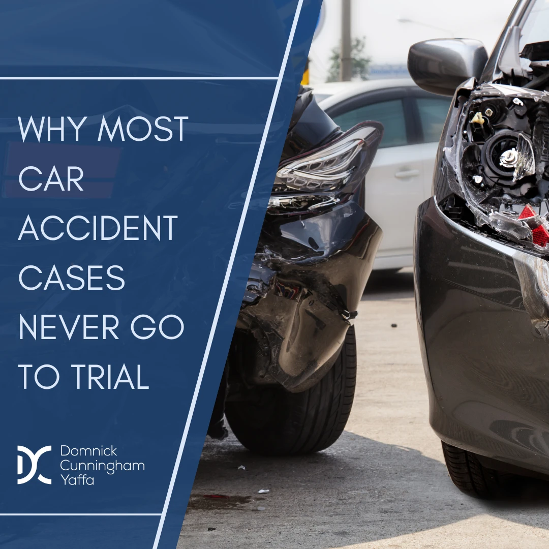 Why Most Car Accident Cases Never Go to Trial—and What it Means for You