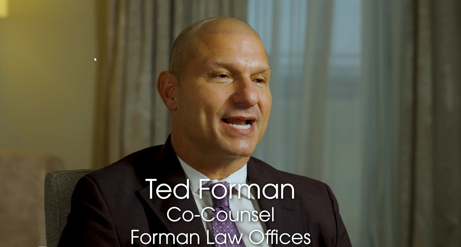 Ted Forman | Co-Counsel Testimonial